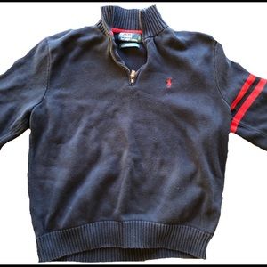 VINTAGE 3/4 zip POLO RALPH LAUREN sweatshirt